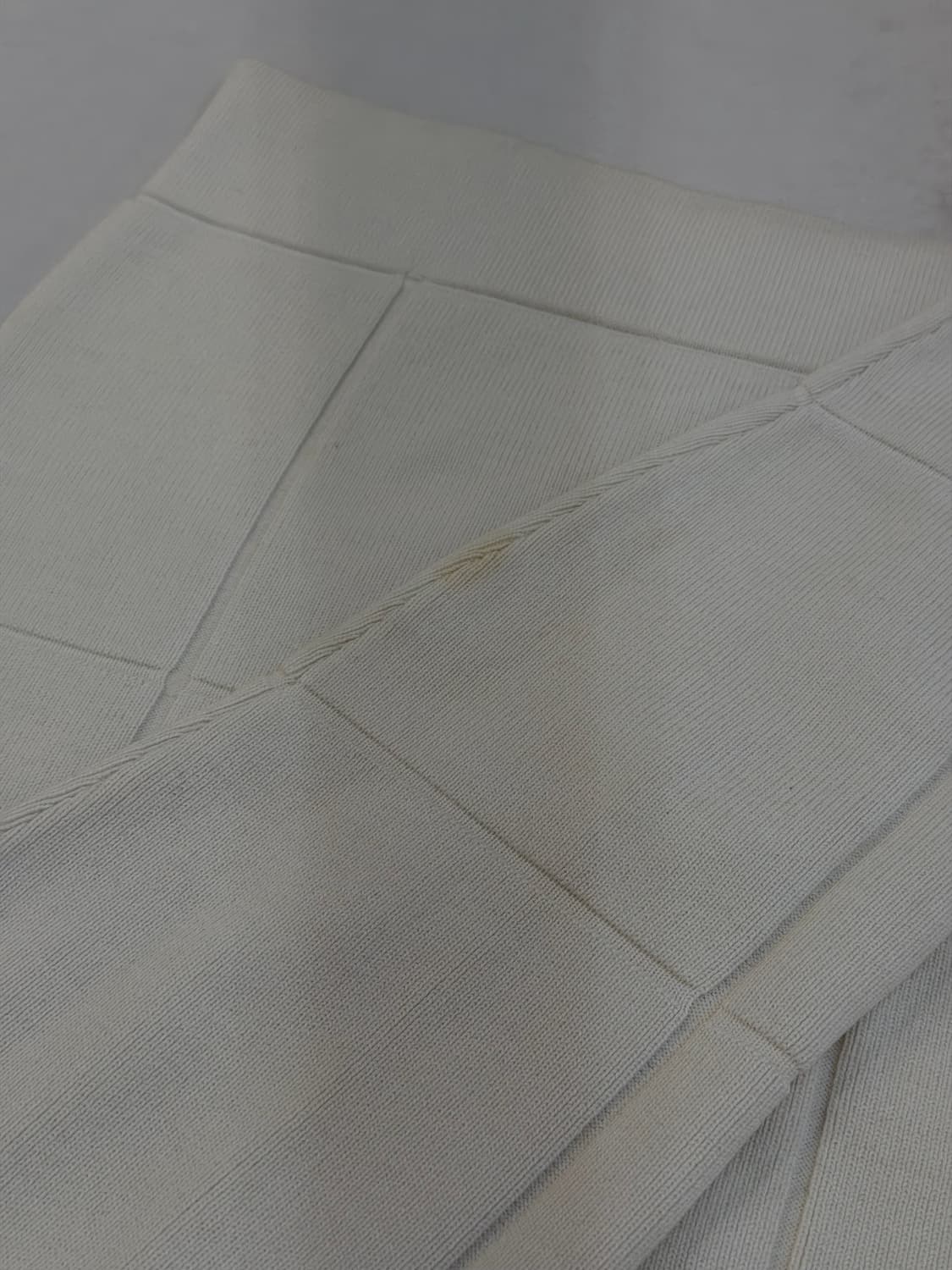 아르마니 익스체인지 지퍼절개 울 맨투맨 니트 아이보리 상품이미지6