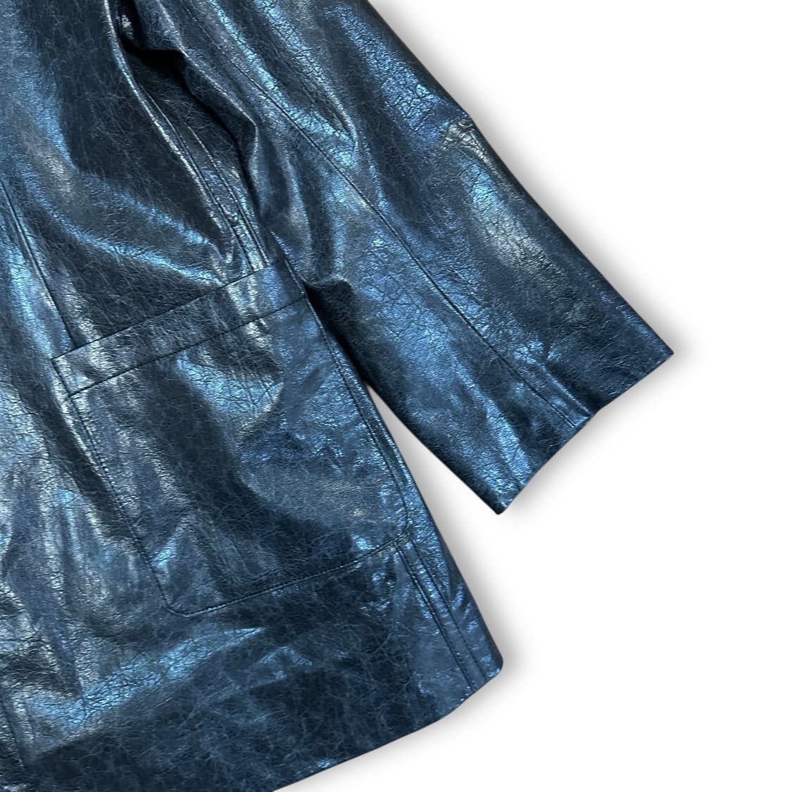 더일마 레더 오버 자켓 상품이미지3