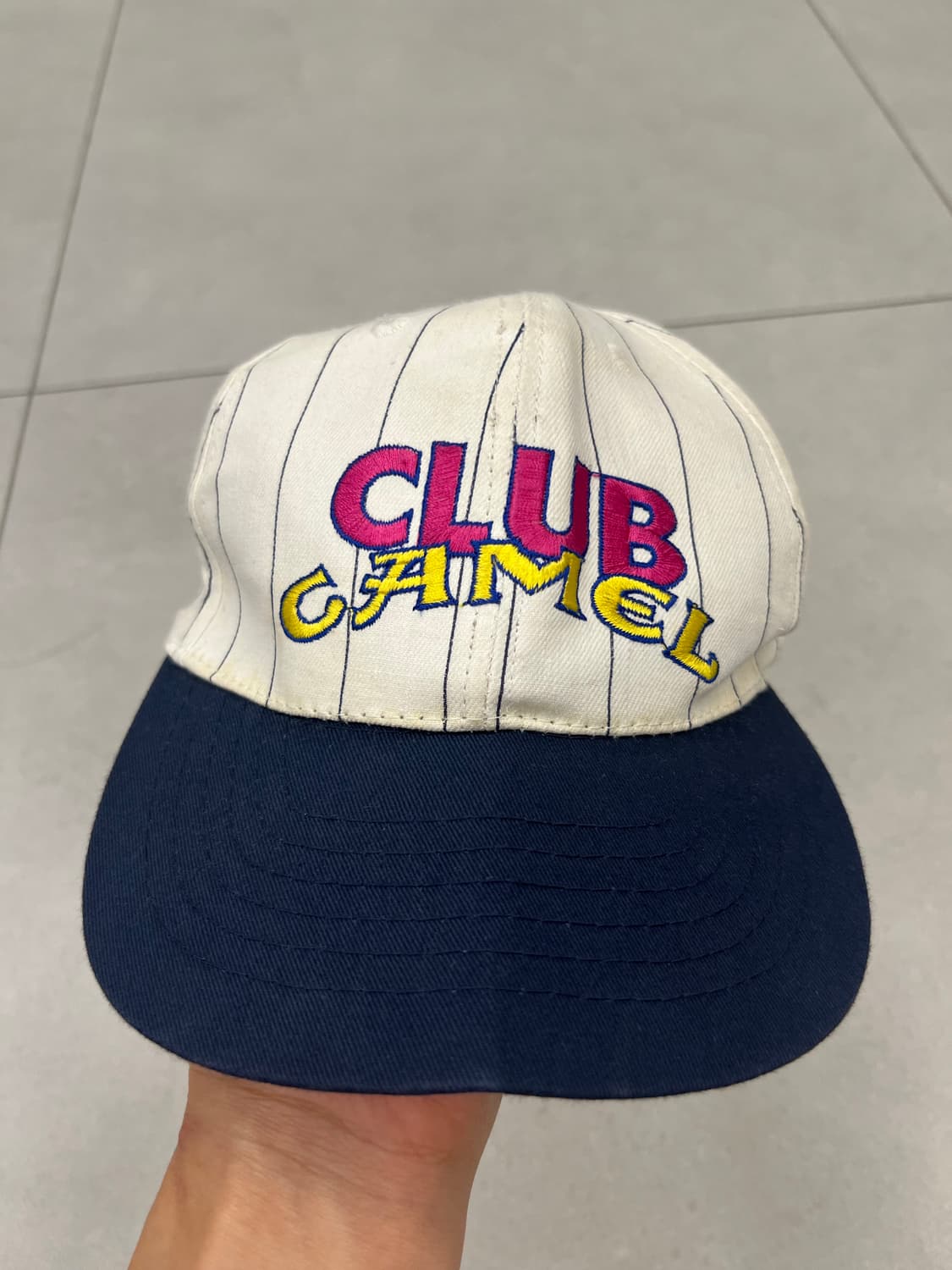 90s 빈티지 클럽 카멜볼캡 상품이미지3