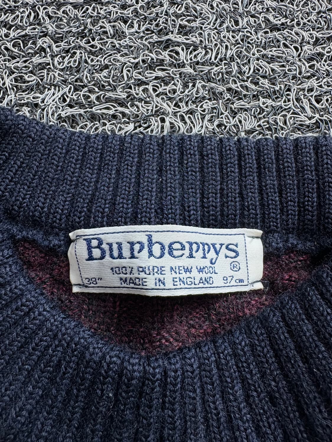 버버리 아카이브 자수로고 울니트 3072 상품이미지3