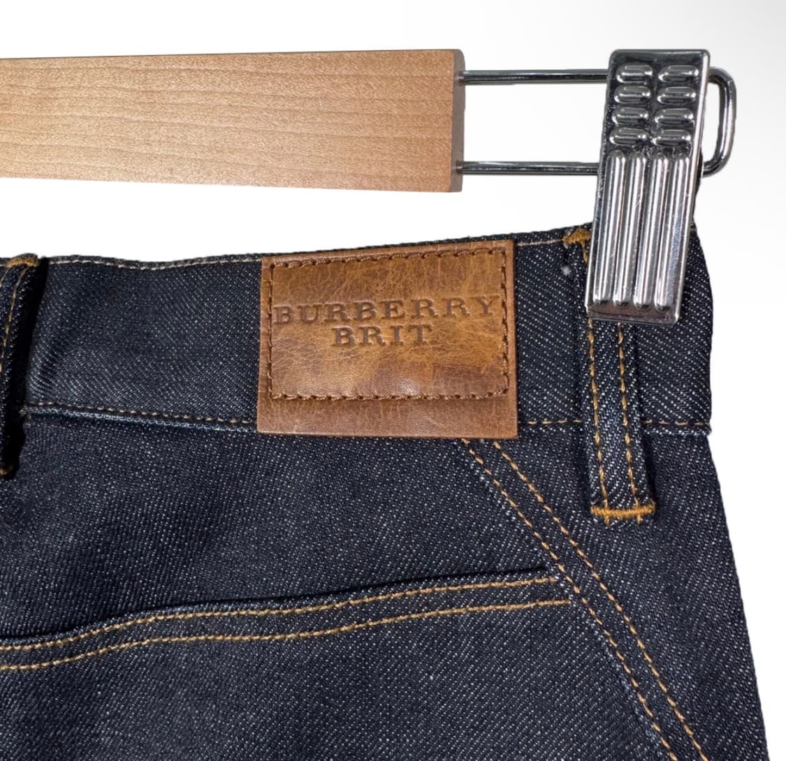 [36] 버버리 여성 데님 미디 치마 스커트 인디고 블루 44820912 상품이미지6