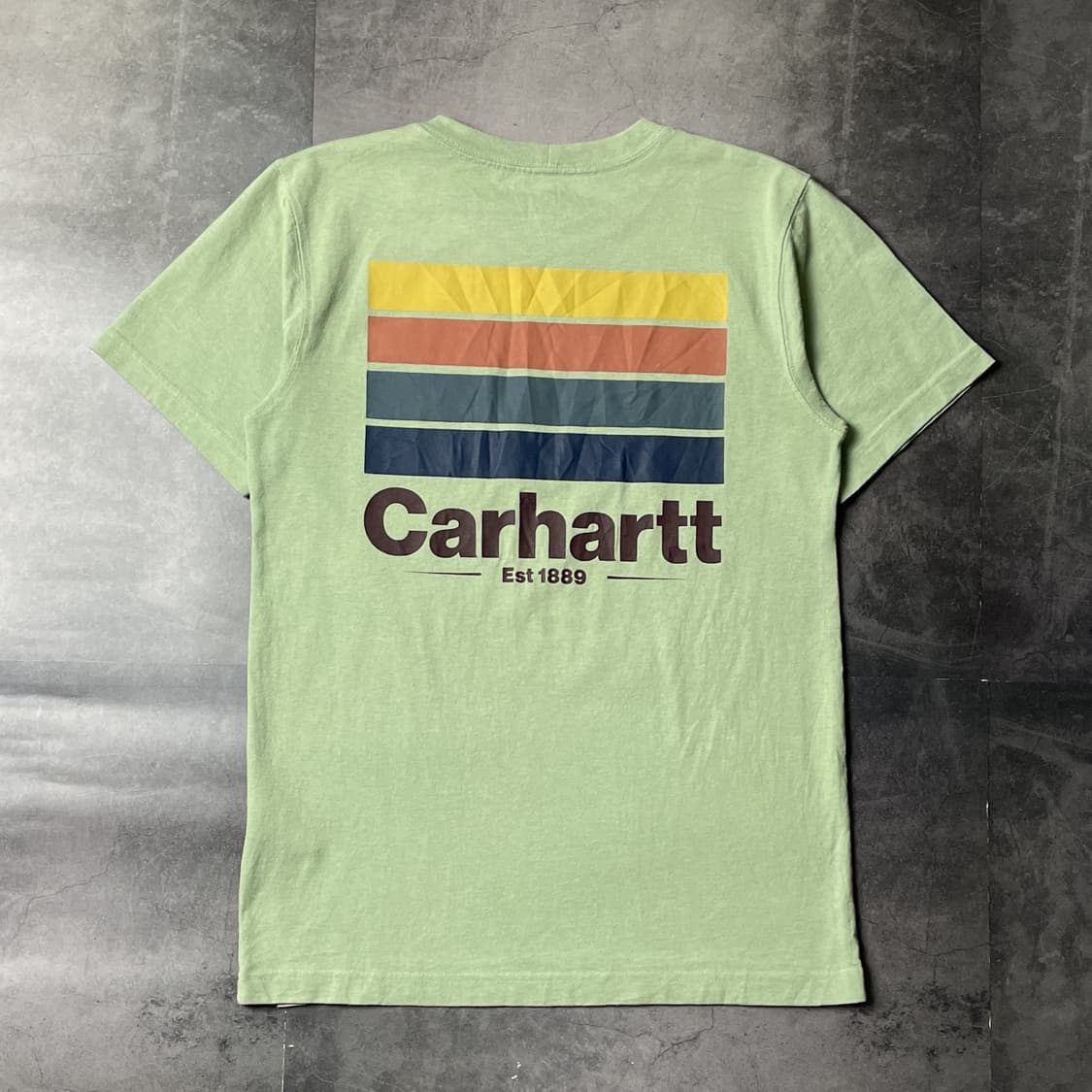 CARHARTT 칼하트 라이트그린 그래픽 포켓 반팔 티셔츠 A01090 상품이미지6
