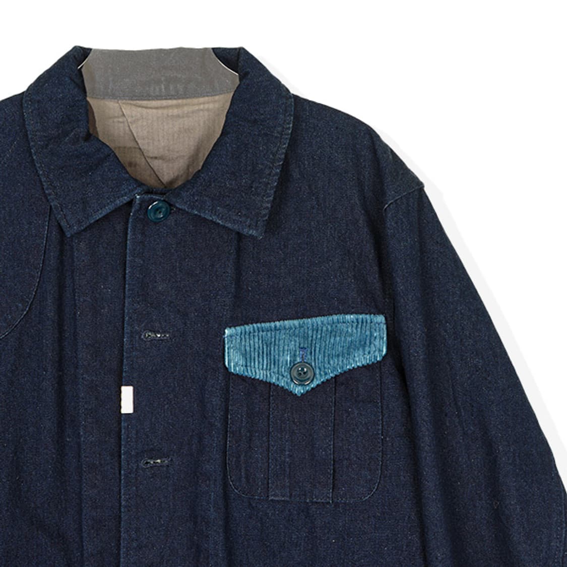 네이버후드 인디고 데님 초어 자켓 (S) 상품이미지3