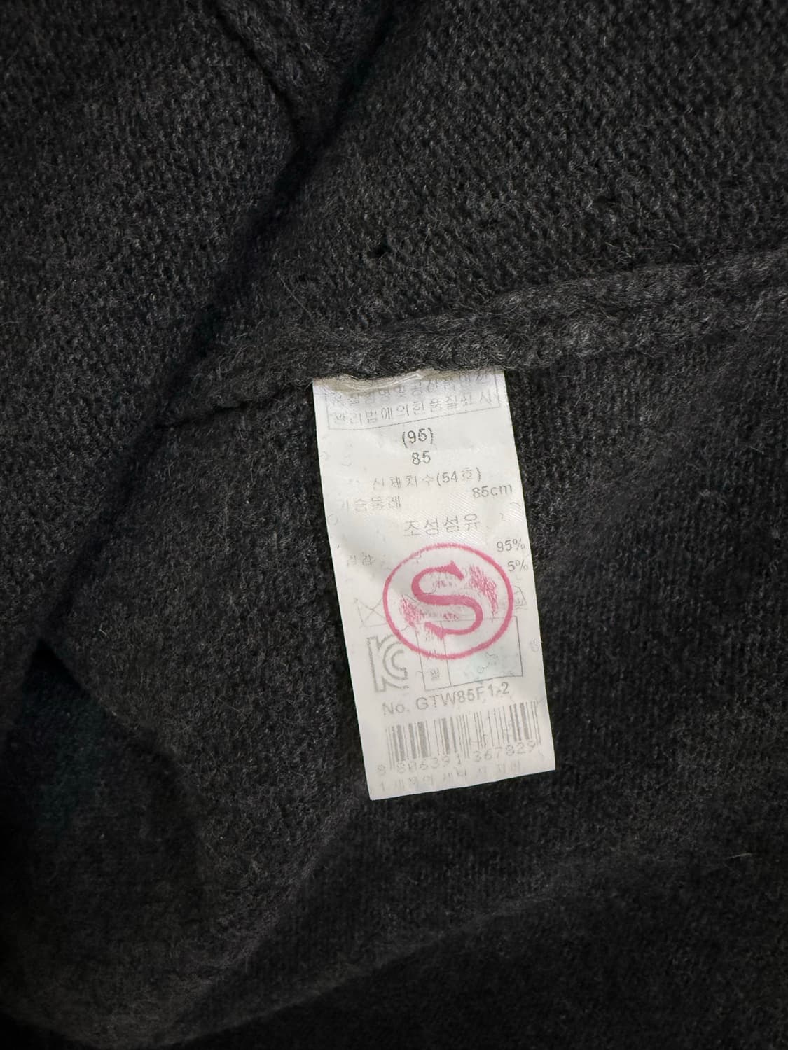 기비비드스톡홀롬 그레이 스웨터 정품 상품이미지5