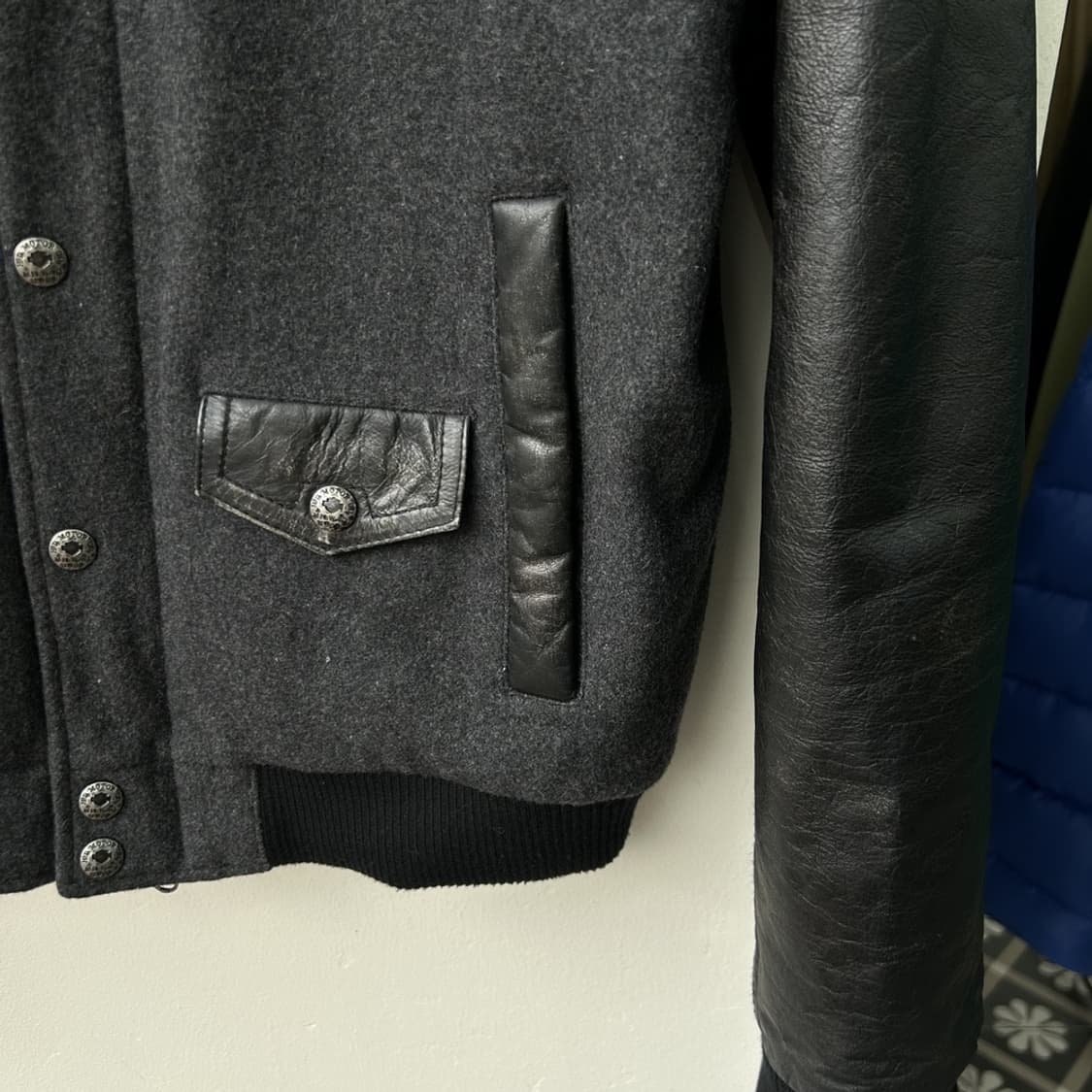 16008 - 할리데이비슨 카우레더 바시티 자켓 상품이미지4