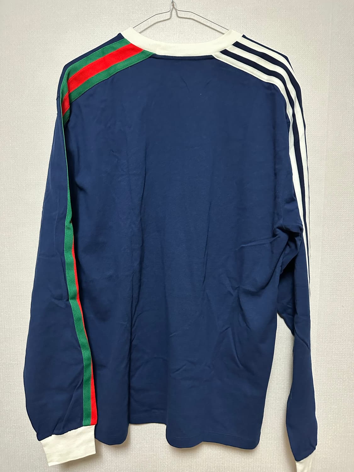 아디다스 x 구찌 코튼 저지 롱 슬리브 T (m사이즈) 상품이미지4