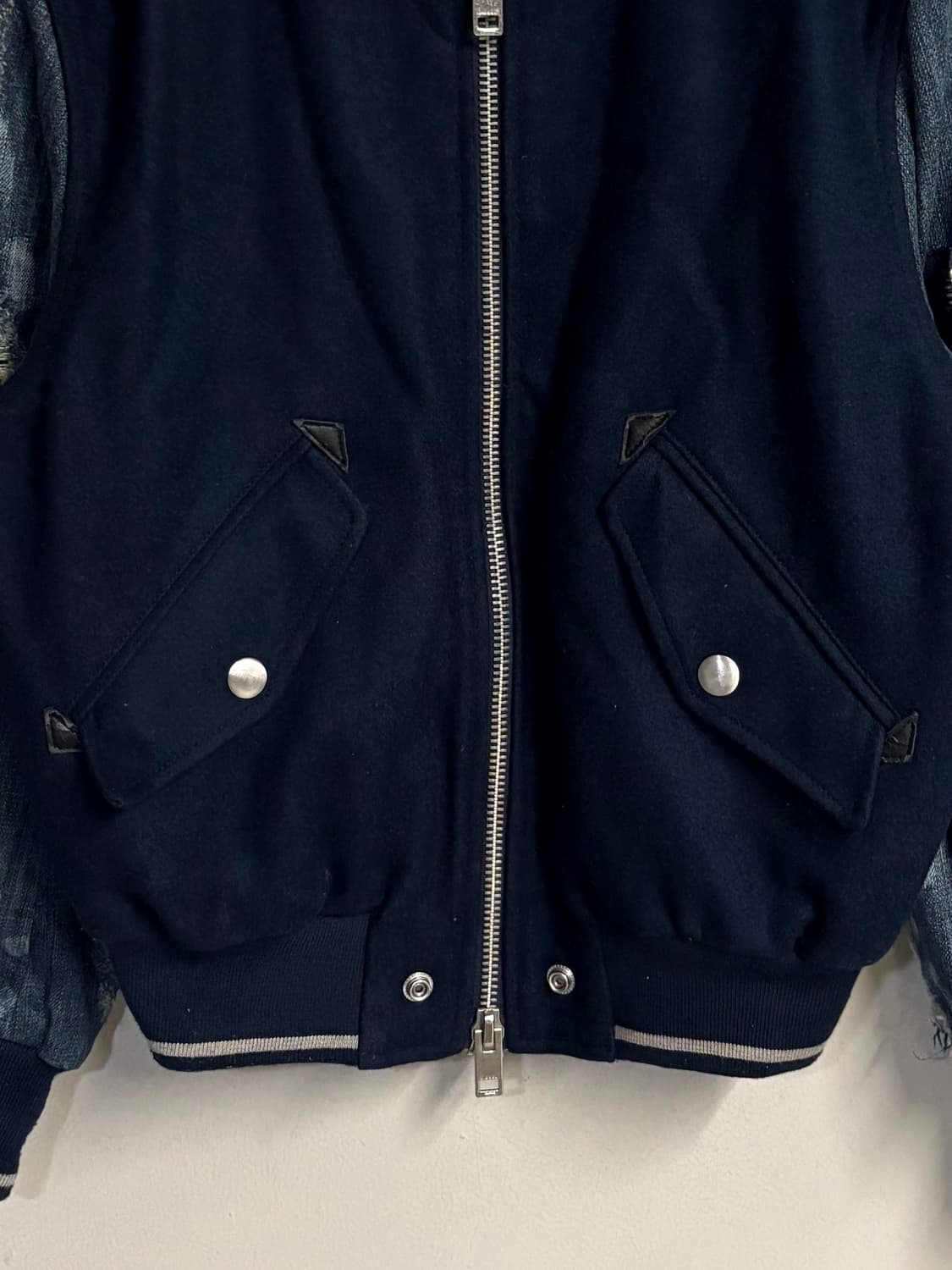 DIESEL wool denim varsity jacket  상품이미지3