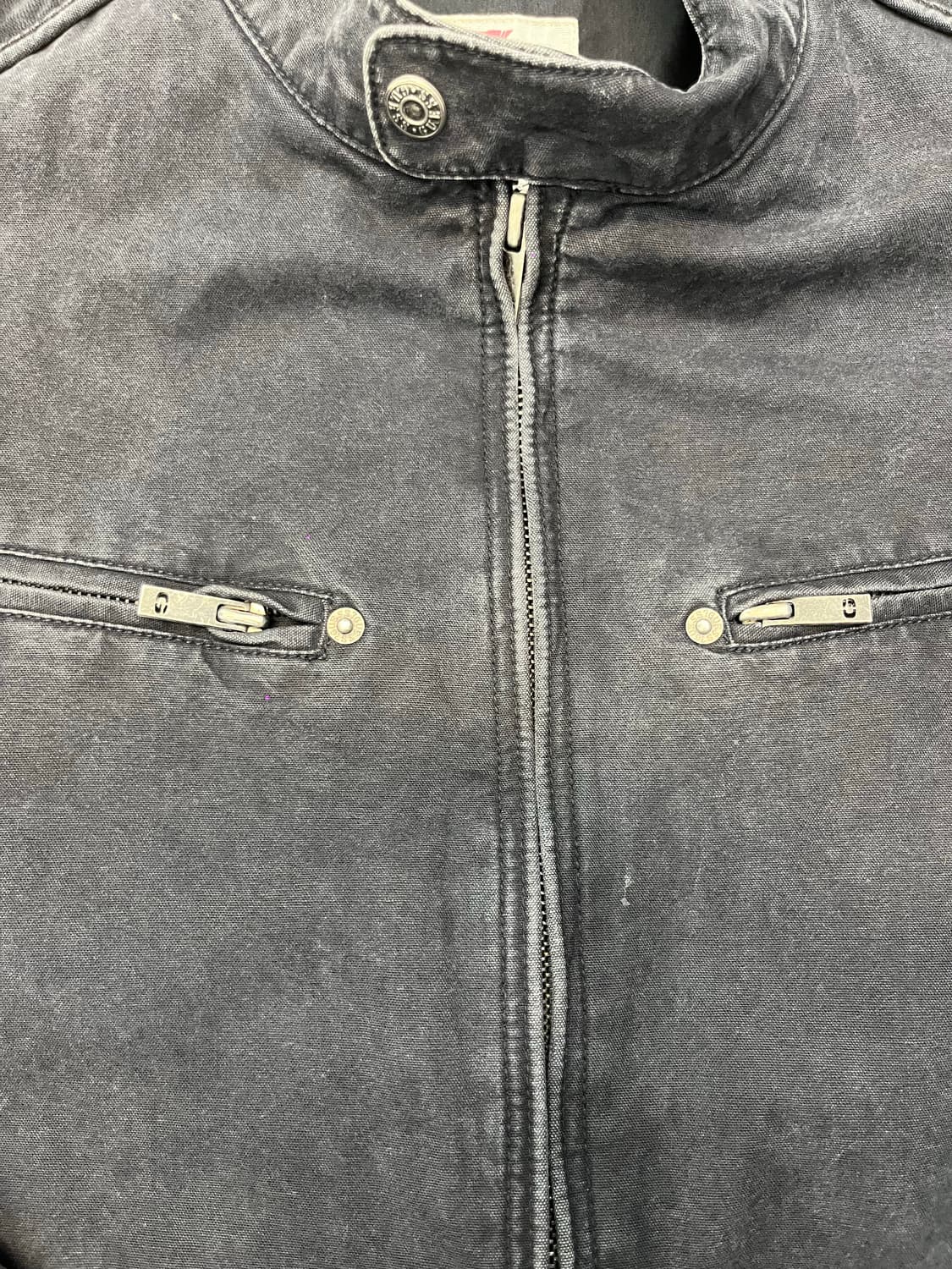 Guess black rider jean jacket 상품이미지6