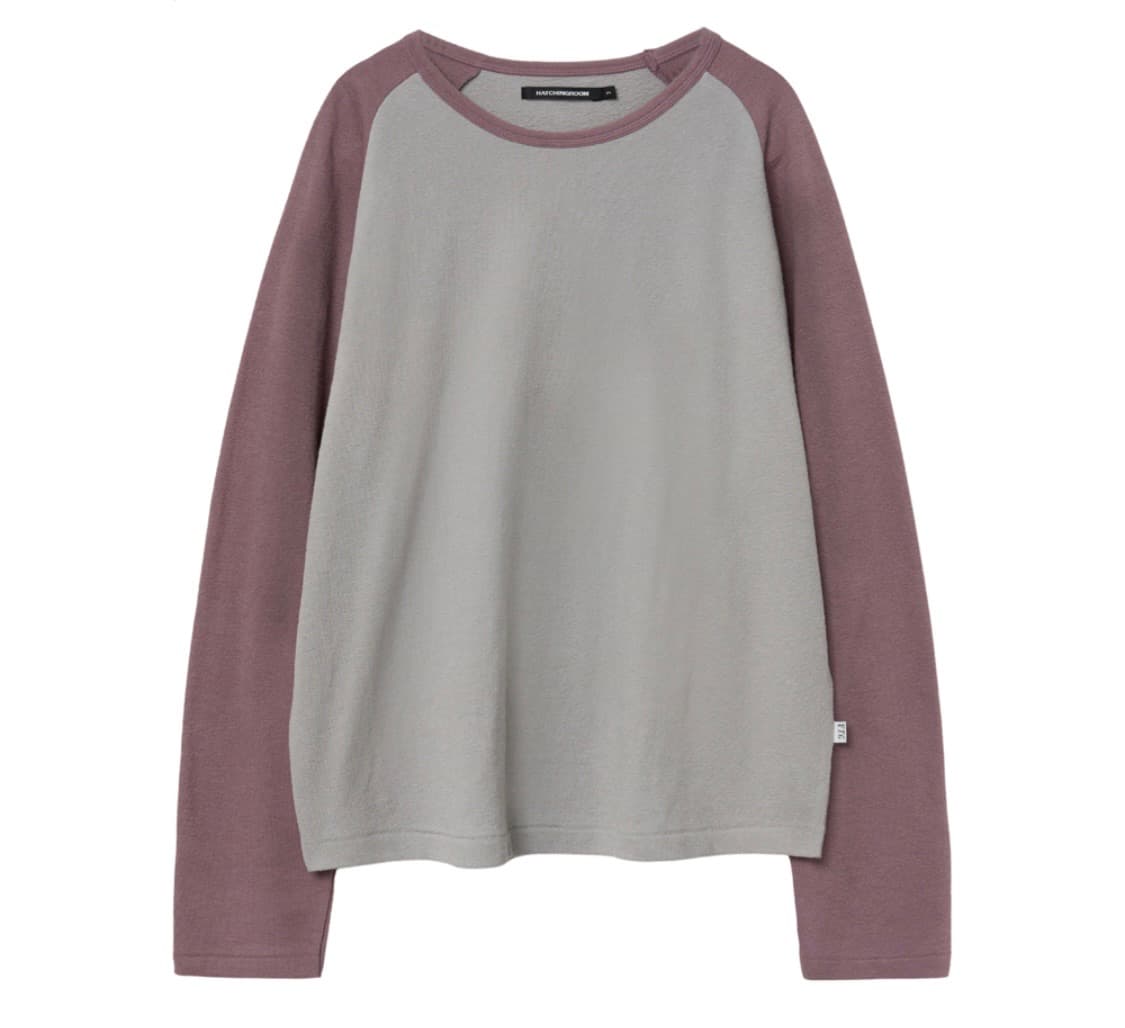 해칭룸 Raglan Tee Dark Pink/Grey 2사이즈 거의새상품 상품이미지1