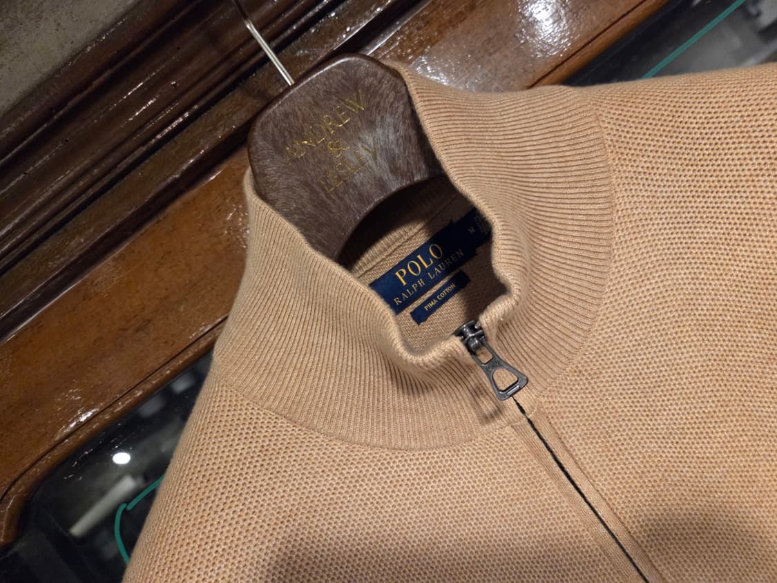 폴로랄프로렌 피마코튼 니트 짚업 상품이미지2