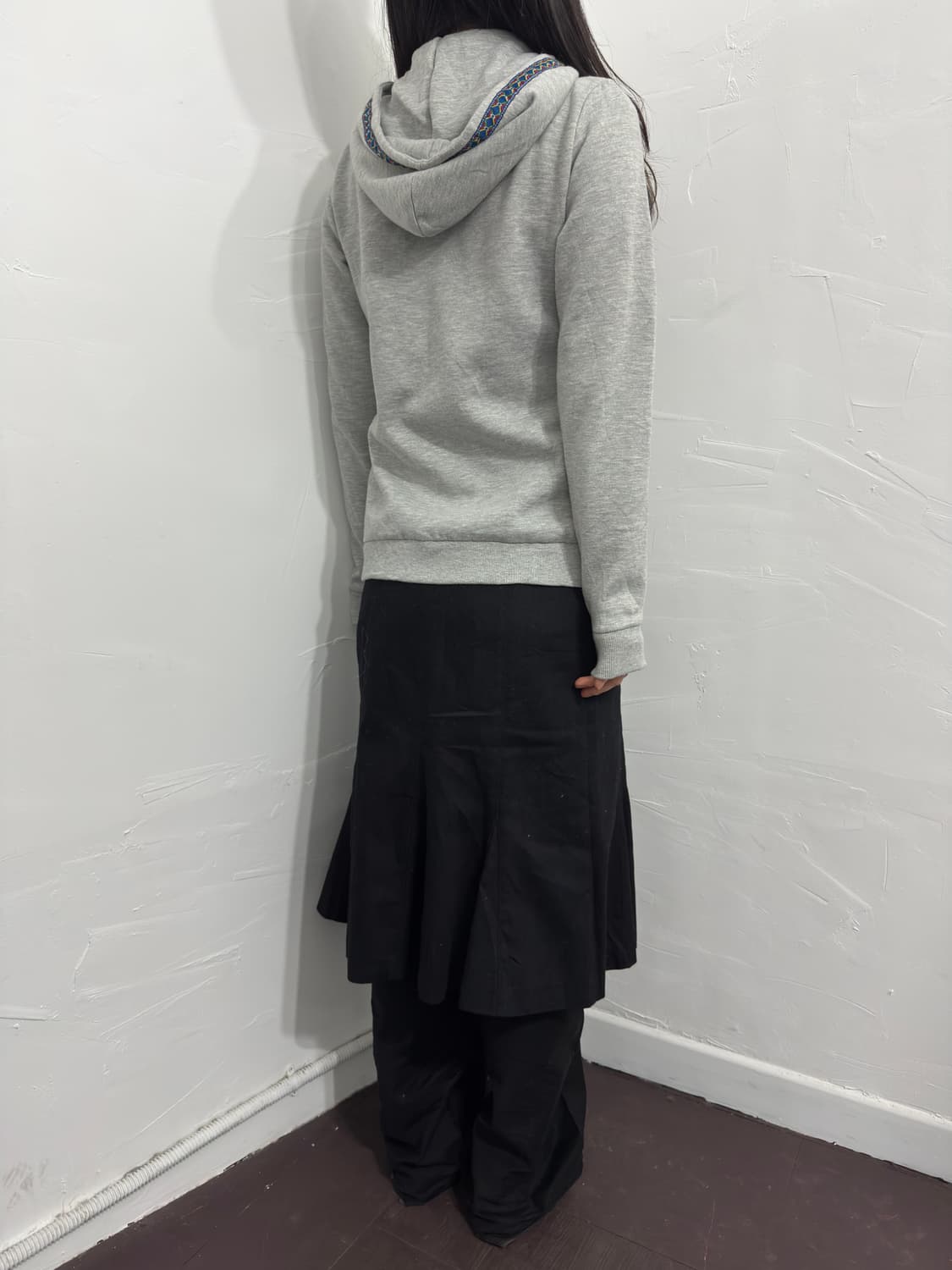 rusty design hood twoway zipup 상품이미지5