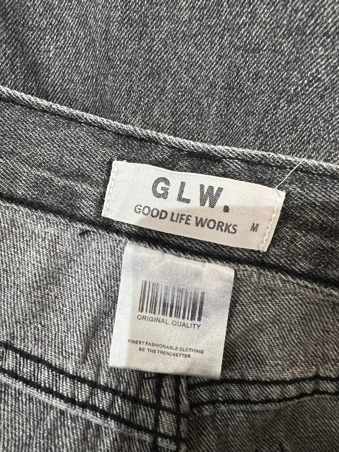 GLW 굿라이프웍스 와이드 데님 그레이 m 상품이미지9
