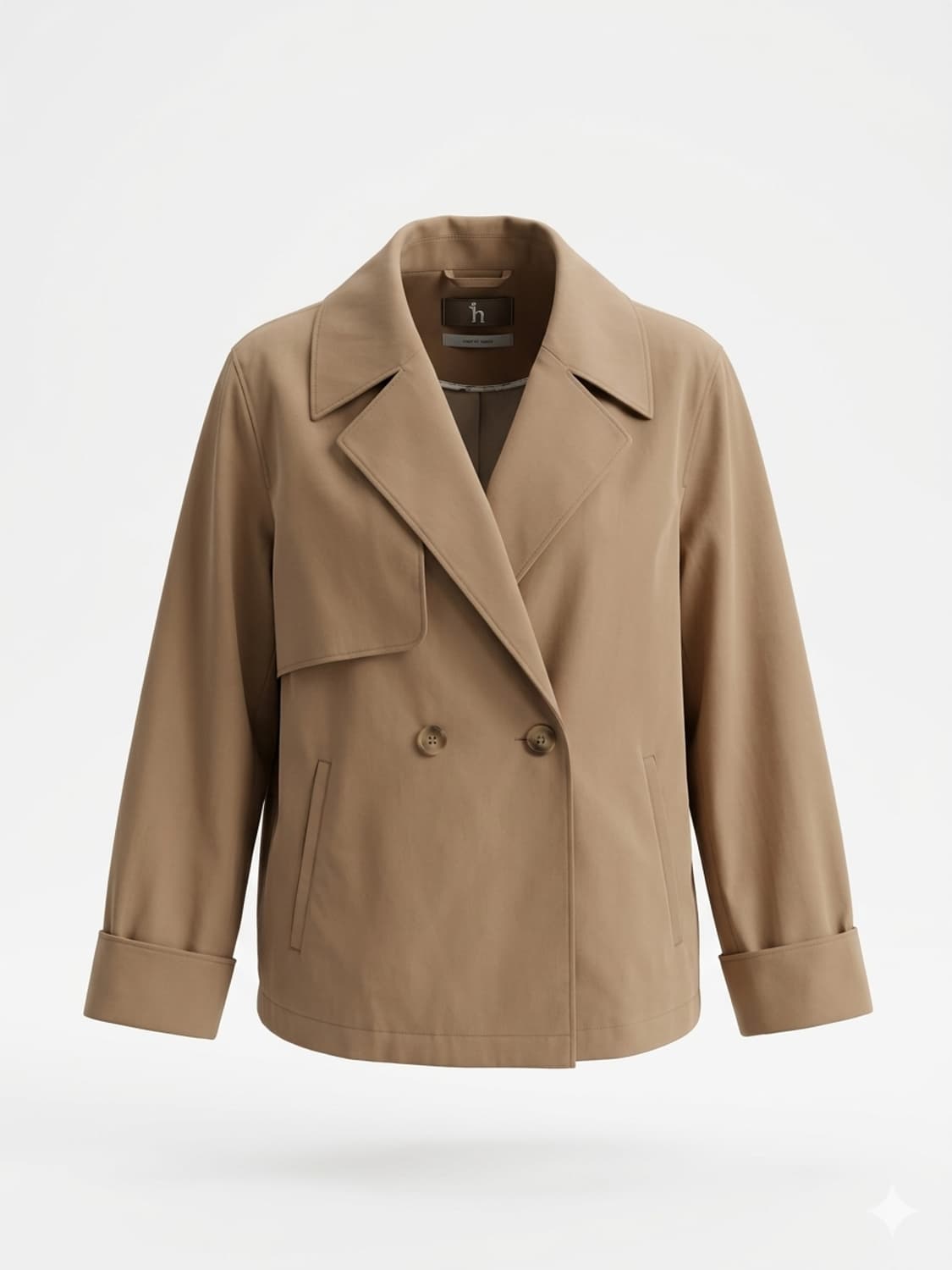 새상품 | 헤지스 여성 카멜베이지 숏 트렌치 55~66 | 간절기 아우터 상품이미지2