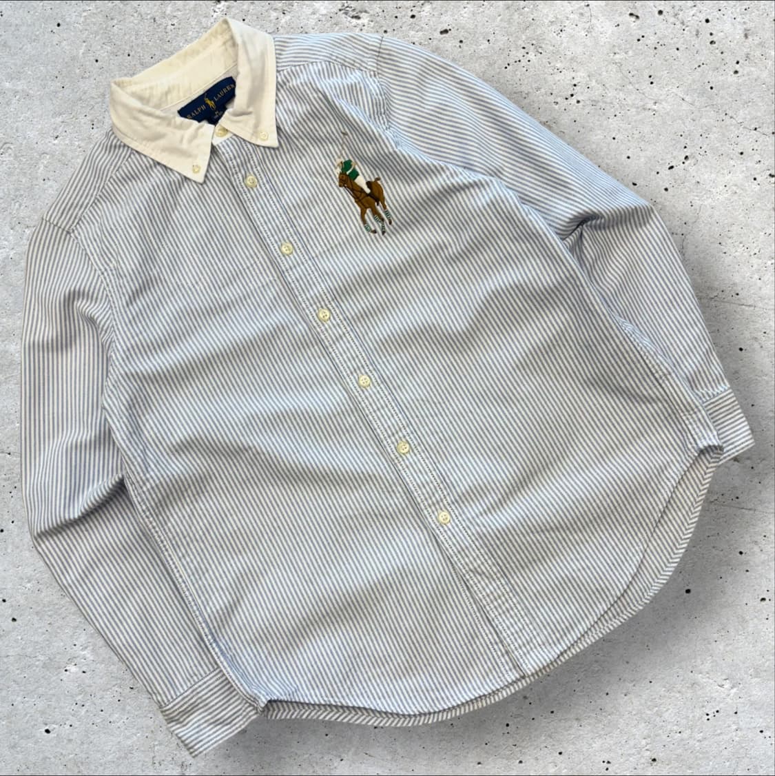[M] 폴로 랄프로렌 빅포니 3 스트라이프 셔츠 D340 상품이미지1
