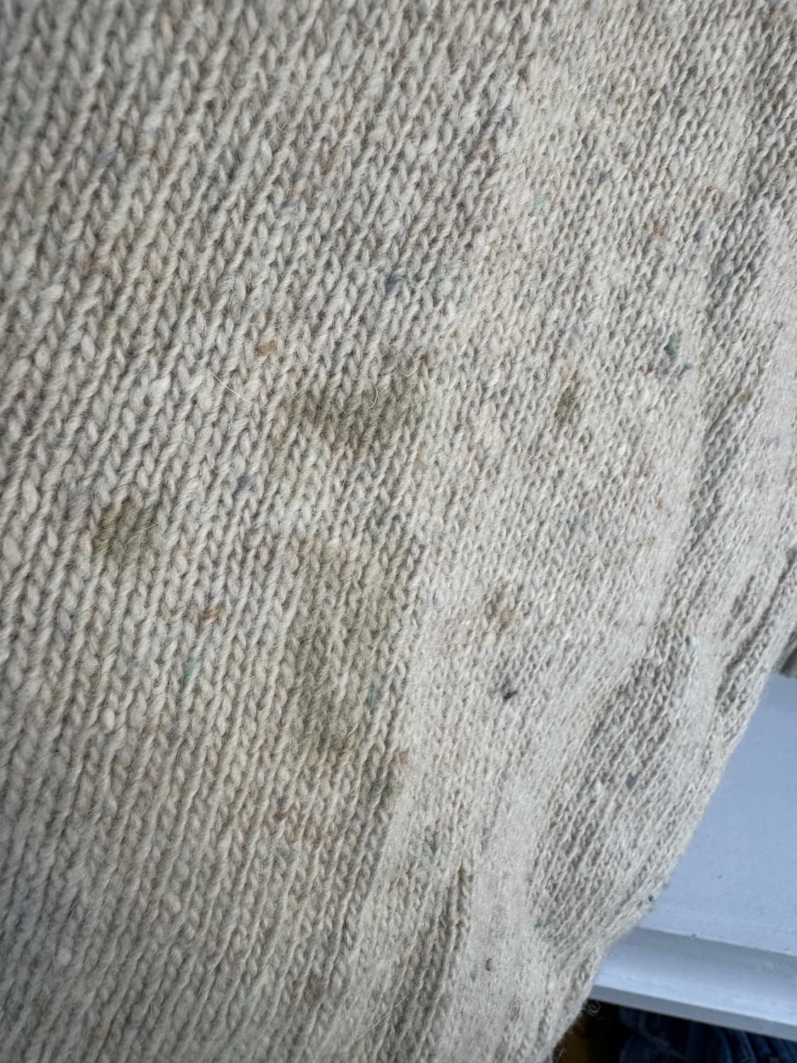 라코스테 베이지 숄카라 니트 상품이미지5