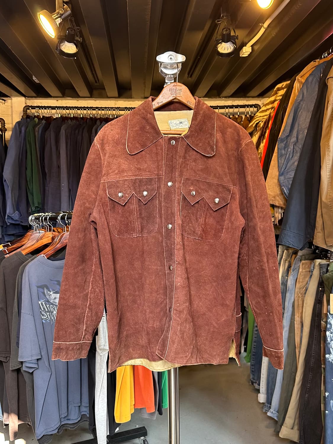 헤비 리얼레더 웨스턴 레더 자켓 상품이미지1