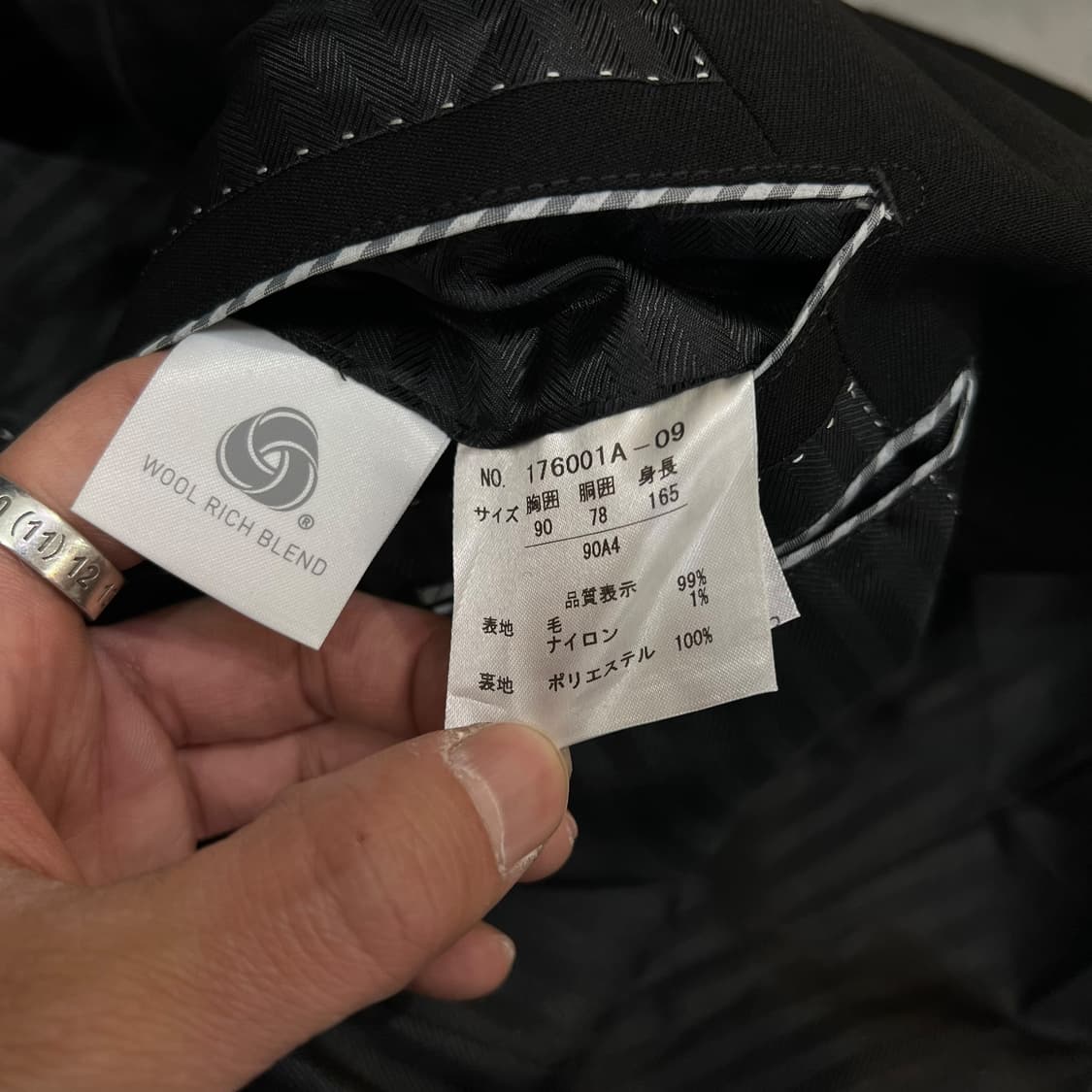  칸사이 야마모토 옴므 투버튼 블레이저 y14348 상품이미지7