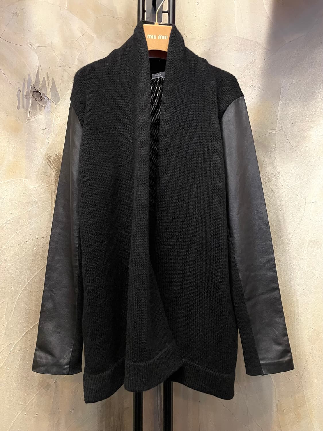 Vince 양가죽 울 숄카라 자켓, 가디건 상품이미지8