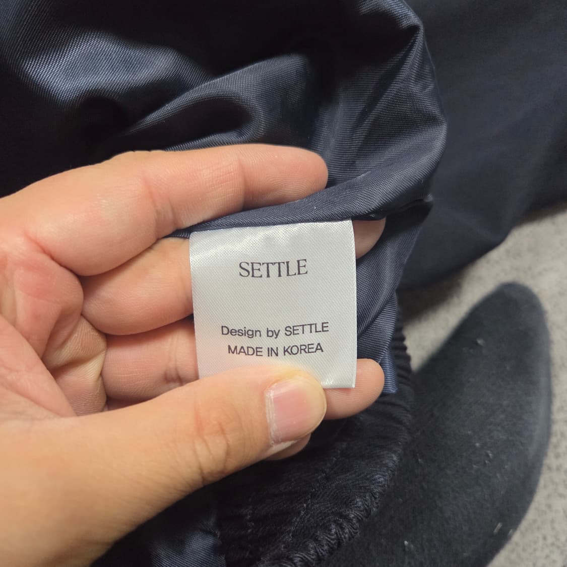✨ (만원 빈티지) 빈티지 블루종 블랙 자켓 상품이미지4