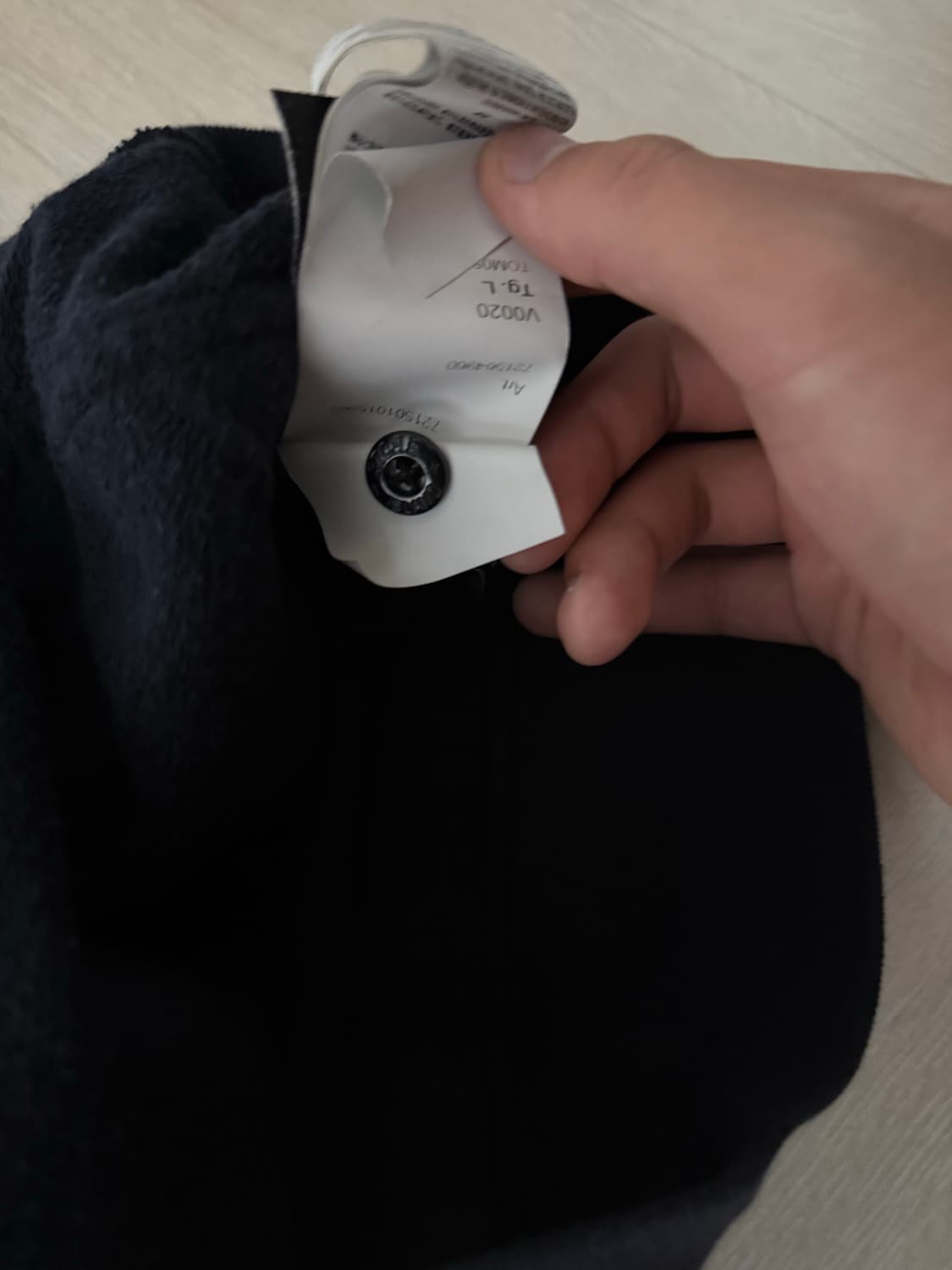 스톤아일랜드 포켓집업 후드 블랙 L 상품이미지5