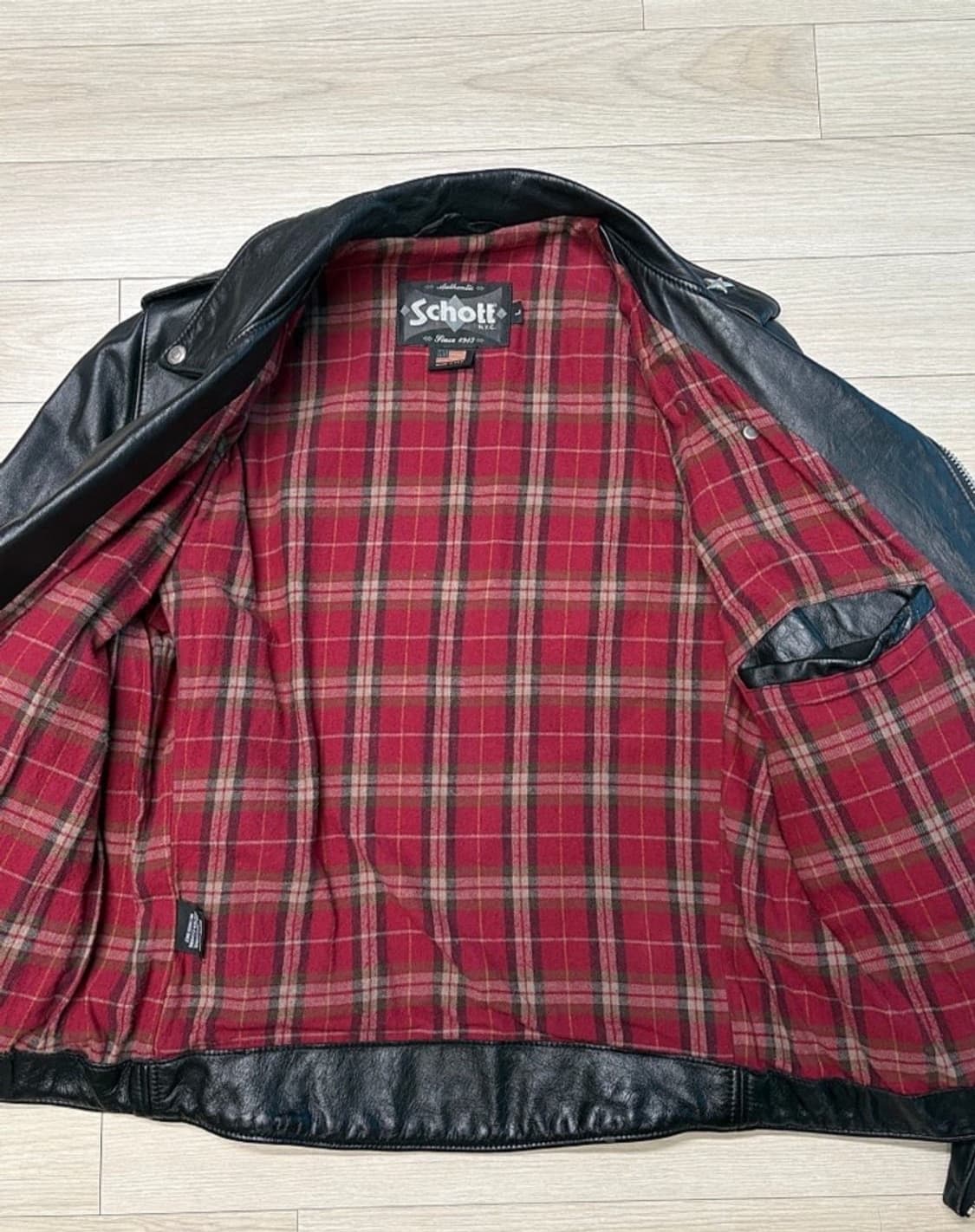 Schott 626 라이더자켓 빠른 판매합니다. 상품이미지4