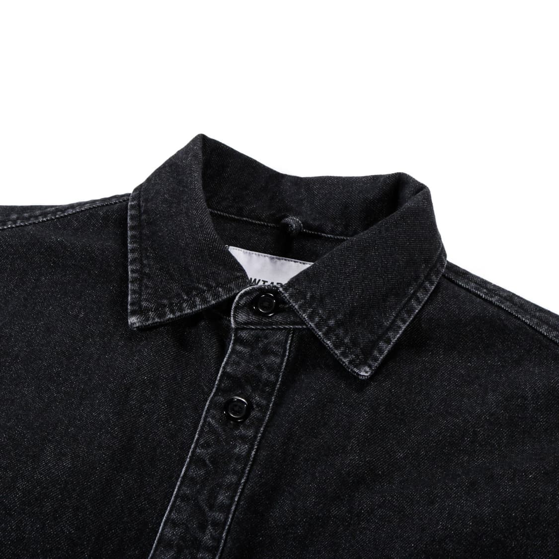 WTAPS 오버사이즈 흑청 데님 셔츠 상품이미지5
