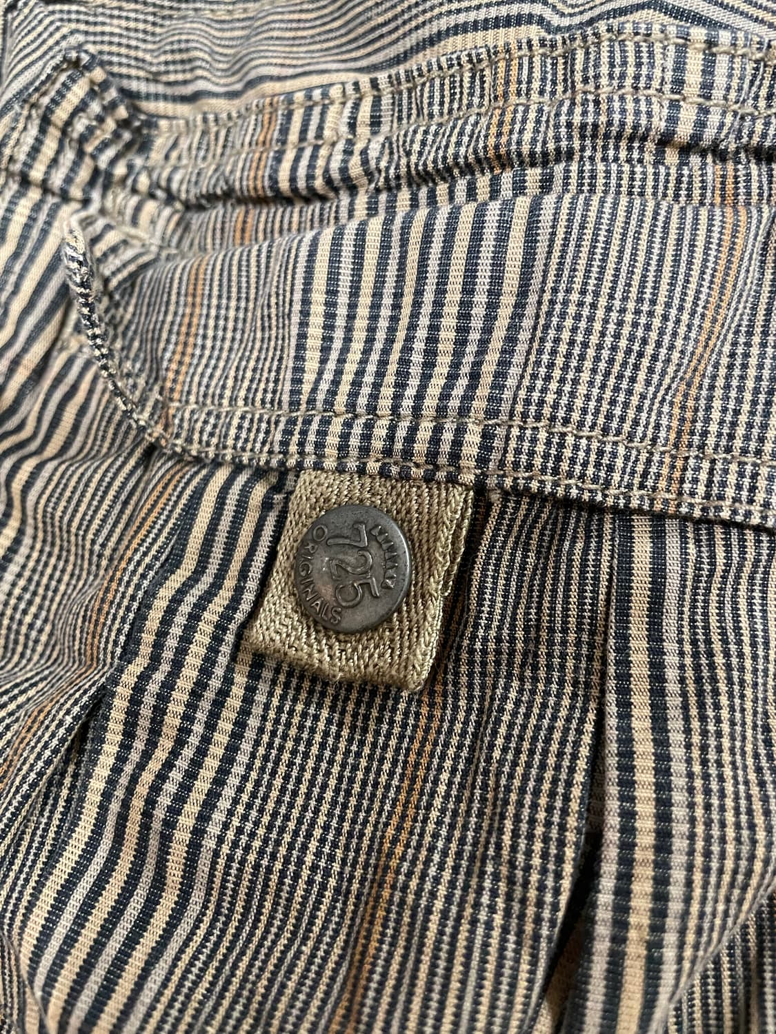 🇺🇸USA vintage stripe bermuda pants 상품이미지9