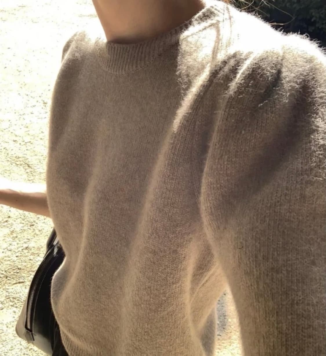 ounce 온스 도매택 반팔 퍼프 니트-베이지(미착용 새제품) 상품이미지4