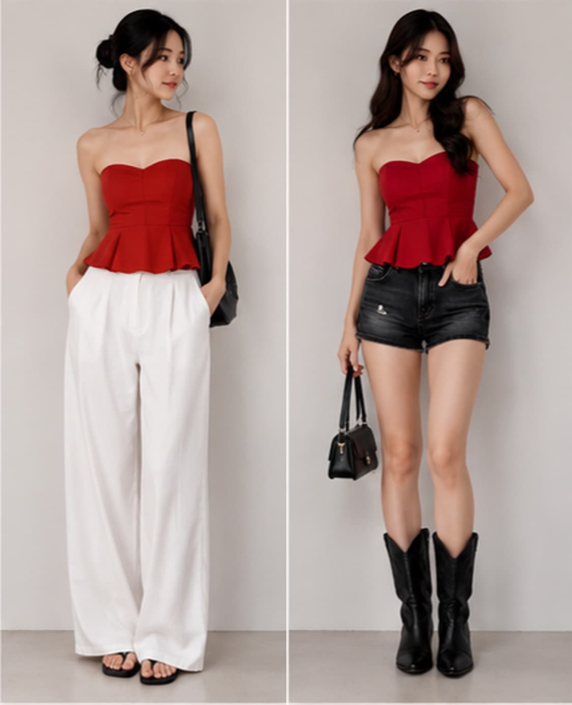 Love Bonito 스트렙 리스 탑 M size 상품이미지1