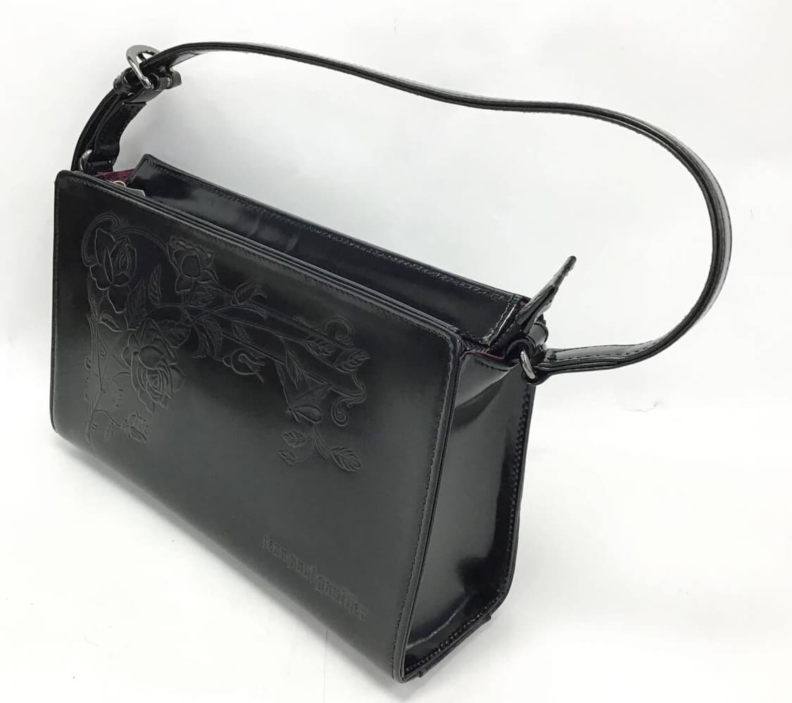 장폴고티에 뉴로즈 엠보싱 숄더백 핸드백 블랙 상품이미지2