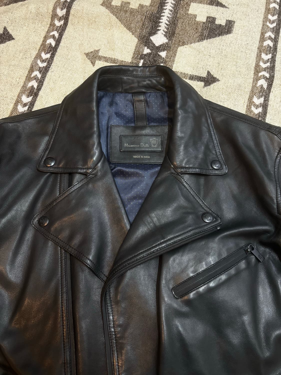 마시모두띠(Massimo Dutti) 양가죽 라이더 자켓  상품이미지5