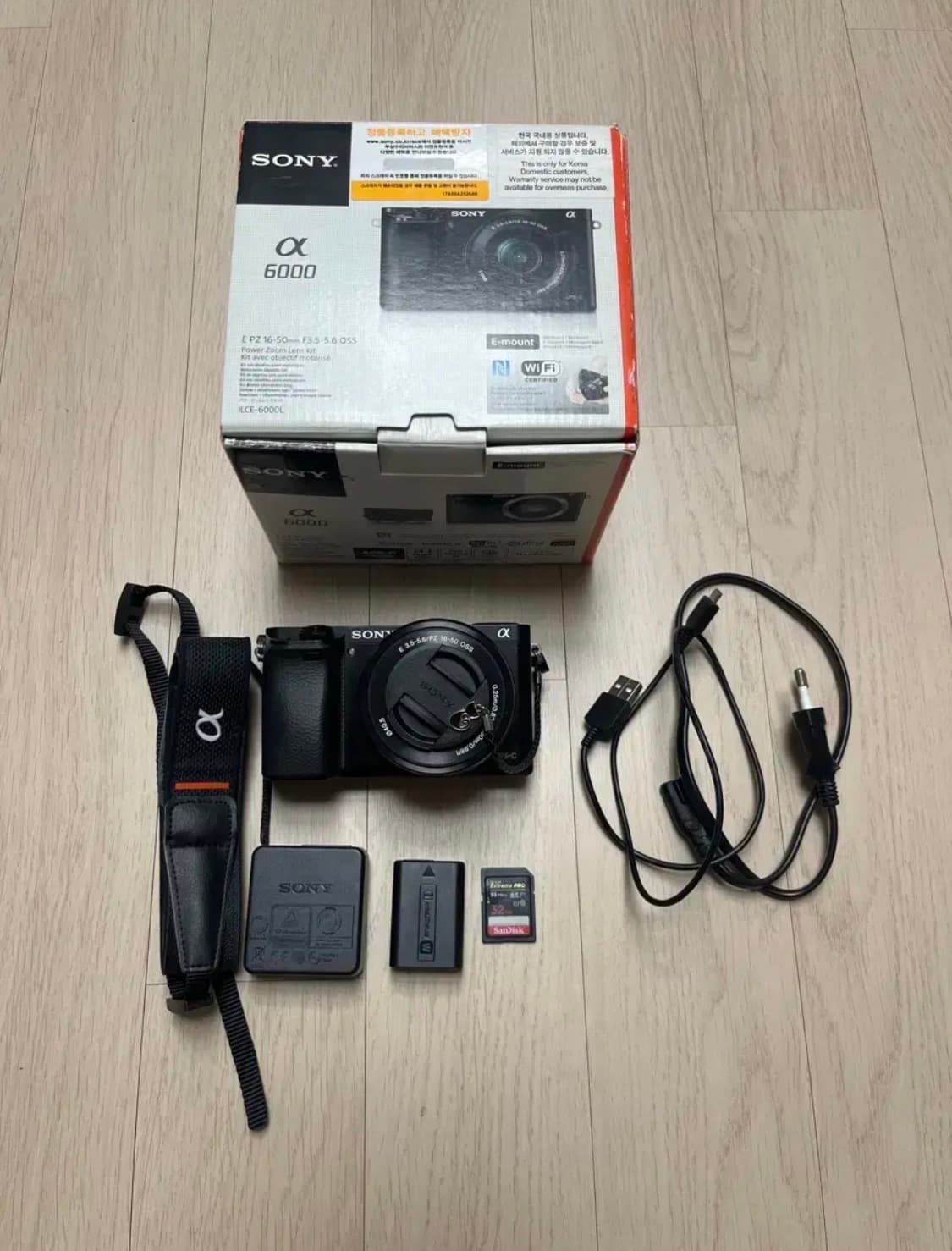 소니 A6000 블랙 풀박 (민트급) 상품이미지1