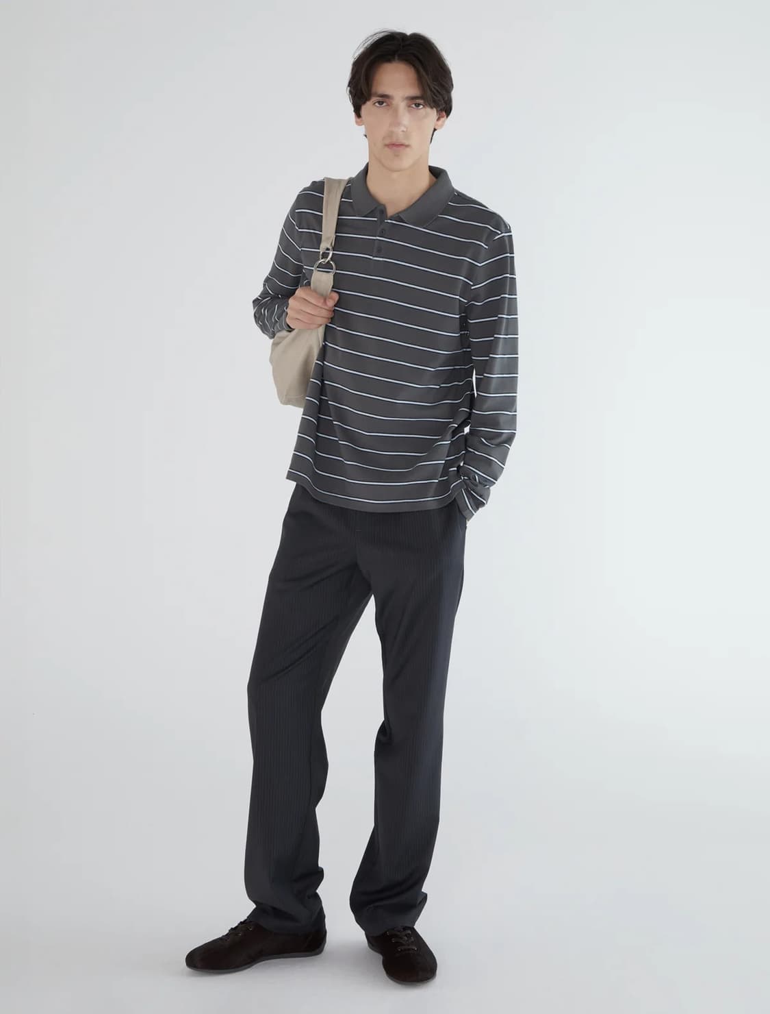 (M,L,XL) 팔로마울 no.2687 COTY 스트라이프 폴로셔츠 상품이미지2