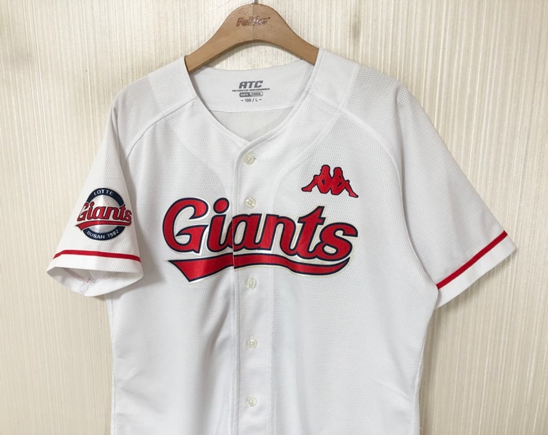 KBO 카파 롯데자이언츠 어센틱 홈유니폼/져지 L(100) #13 안치홍 상품이미지6