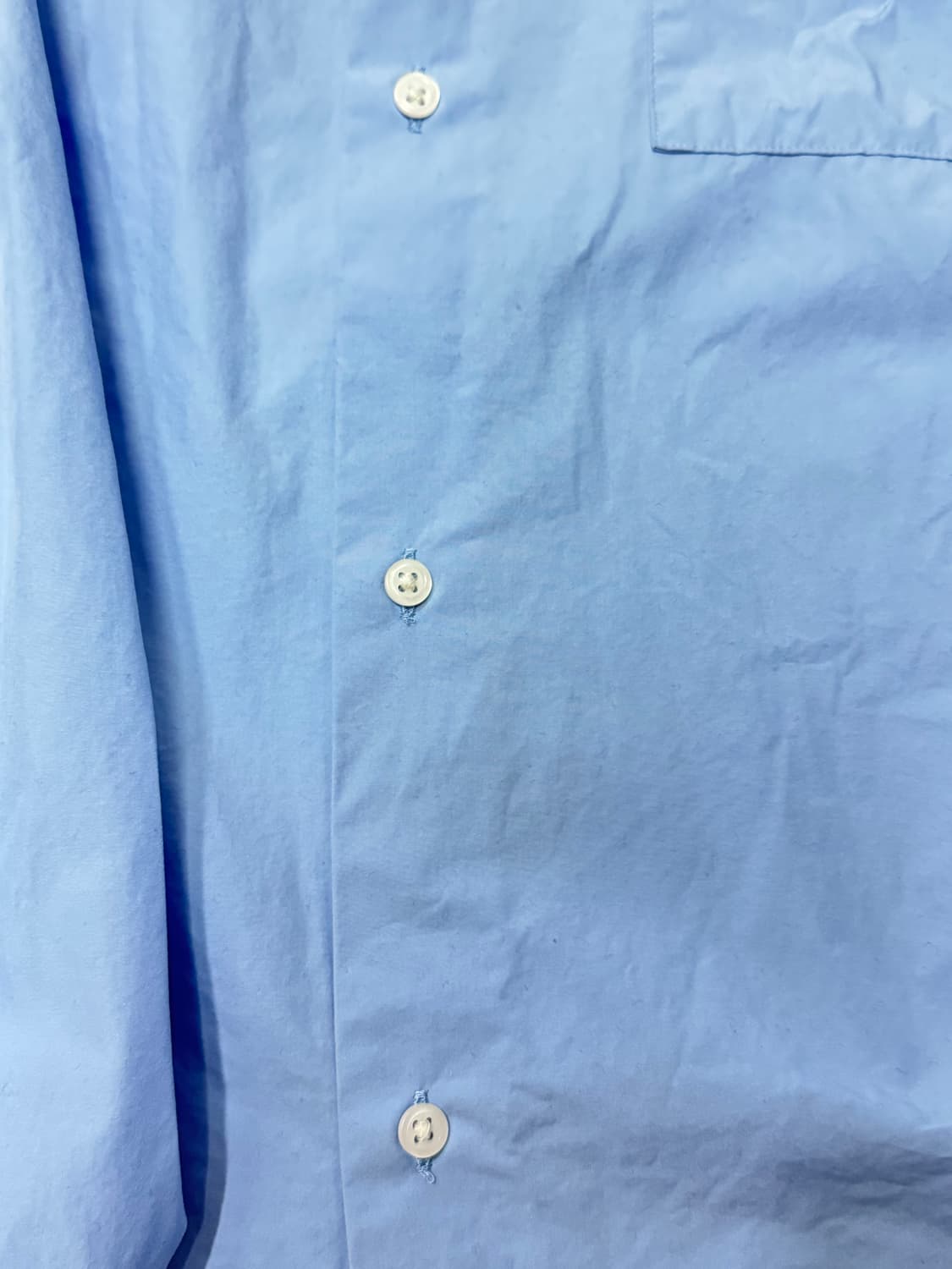 uniqlo C 유니클로 C 브로드클로스 오버사이즈 셔츠 블루 XL 상품이미지7