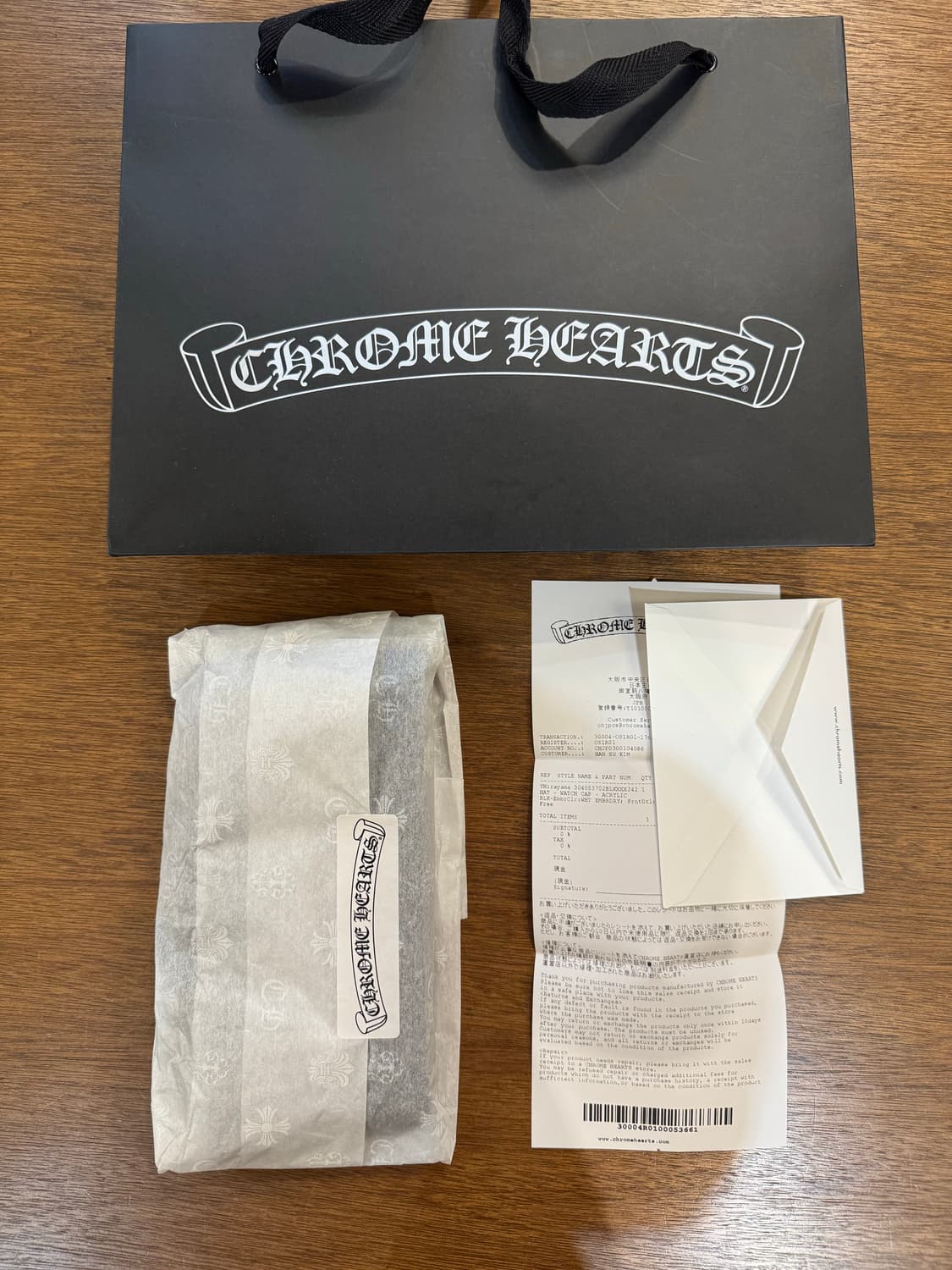 [OS] 크롬하츠 로고 비니 블랙  상품이미지8