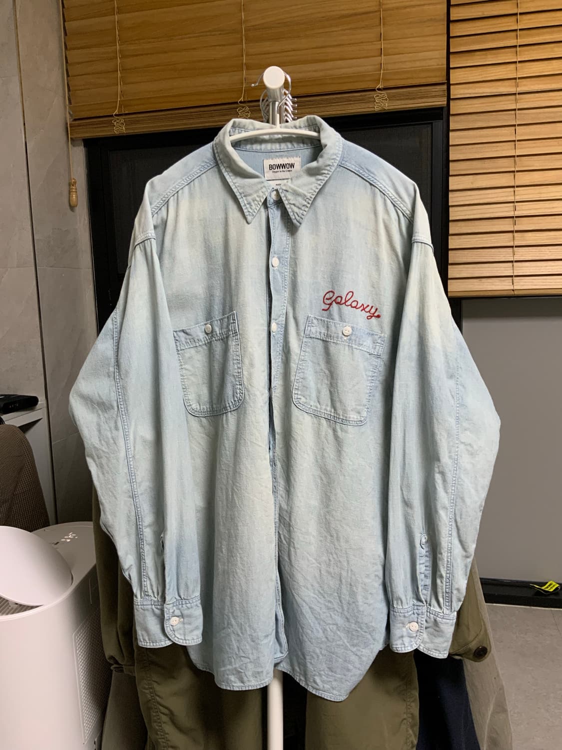 바우와우 GALAXY SYRUP 샴브레이 셔츠 (미디엄) 상품이미지2