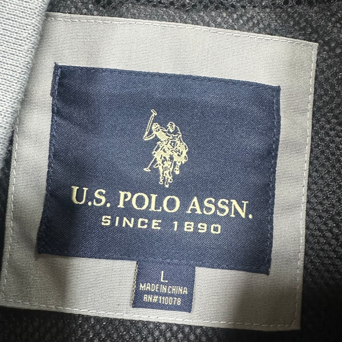 ✨ (바배) US 폴로 블루종 배색 자켓  상품이미지3