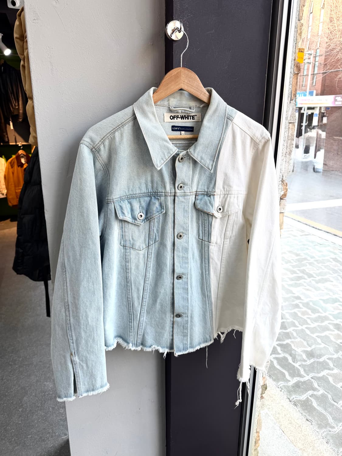 3/ 오프화이트X리바이스 버질아블로 한정 데님자켓 상품이미지4