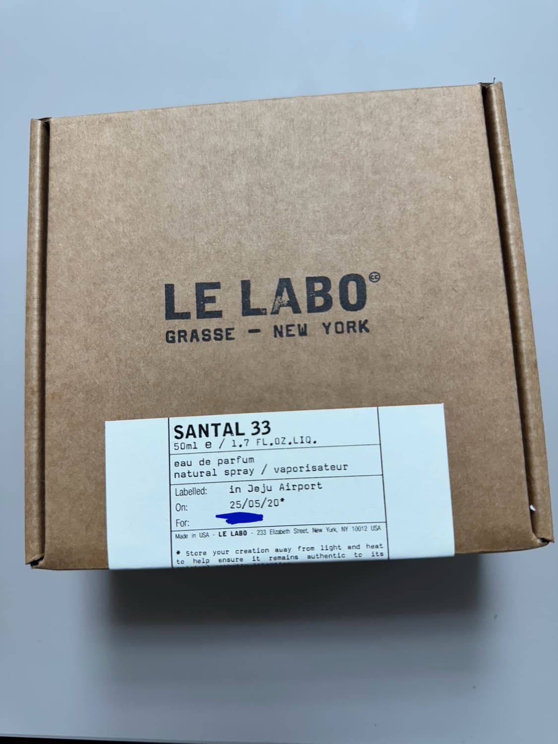 르라보 상탈33 50ml 미개봉 상품이미지1