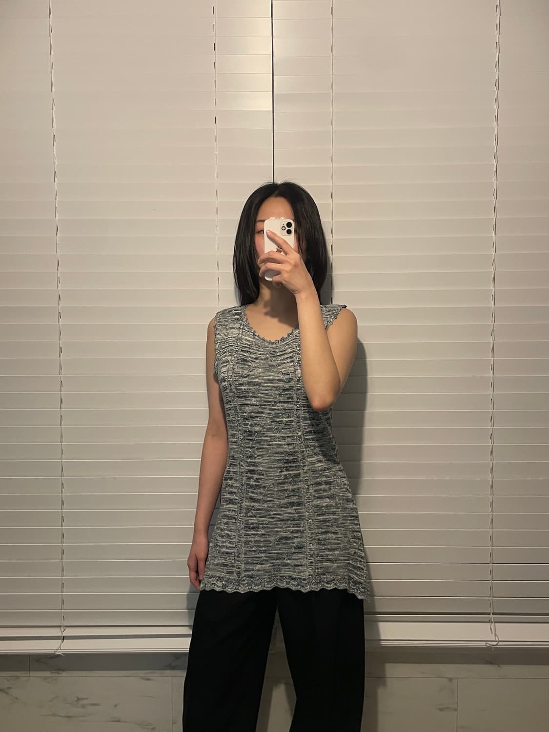 미쏘니 슬리브리스 니트 원피스 상품이미지1