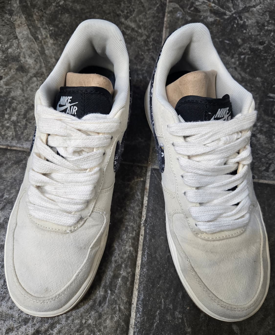 나이키 에어포스 페이즐리 스우시 크림 상품이미지2