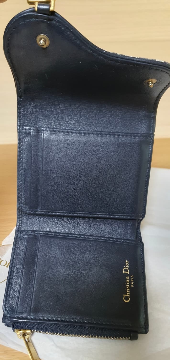 디올 오블리크 로투스 반지갑/지갑 정품A급(감정O) 상품이미지9