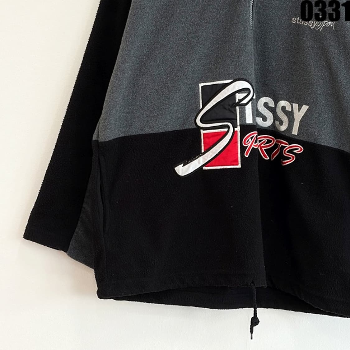 스투시(STUSSY) 스포츠 하프집업 플리스 L 0331 상품이미지3