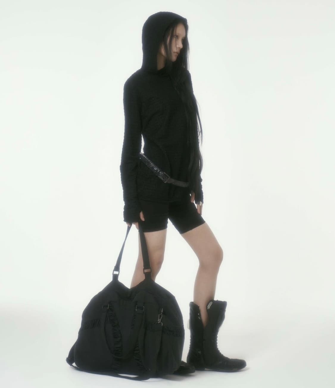 구해요) 본네 bonnae 셔링백 블랙 상품이미지2