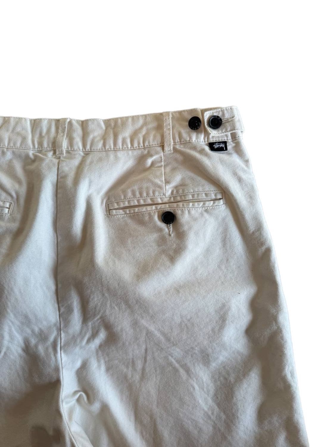 Stussy two pleats chino pants white (34) 상품이미지4