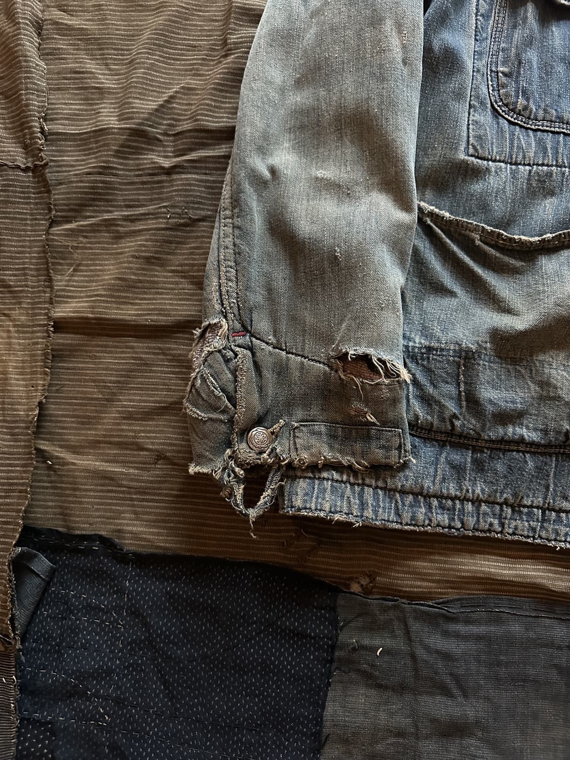 50s Blue Bell Wool Blacket Denim Jacket 상품이미지3
