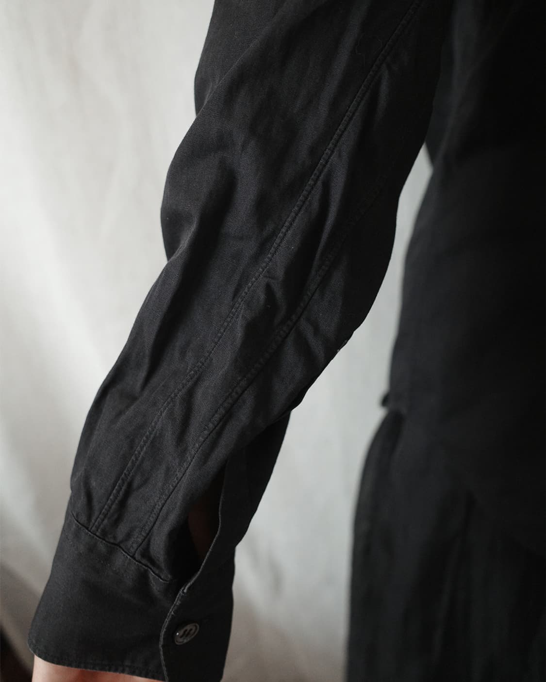 꼼데가르송 핀턱 블랙 셔츠 상품이미지4