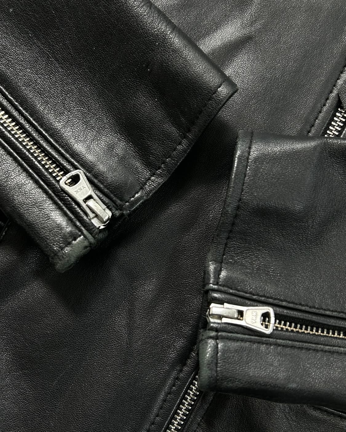 커버낫 양가죽 레더 라이더 자켓  상품이미지3