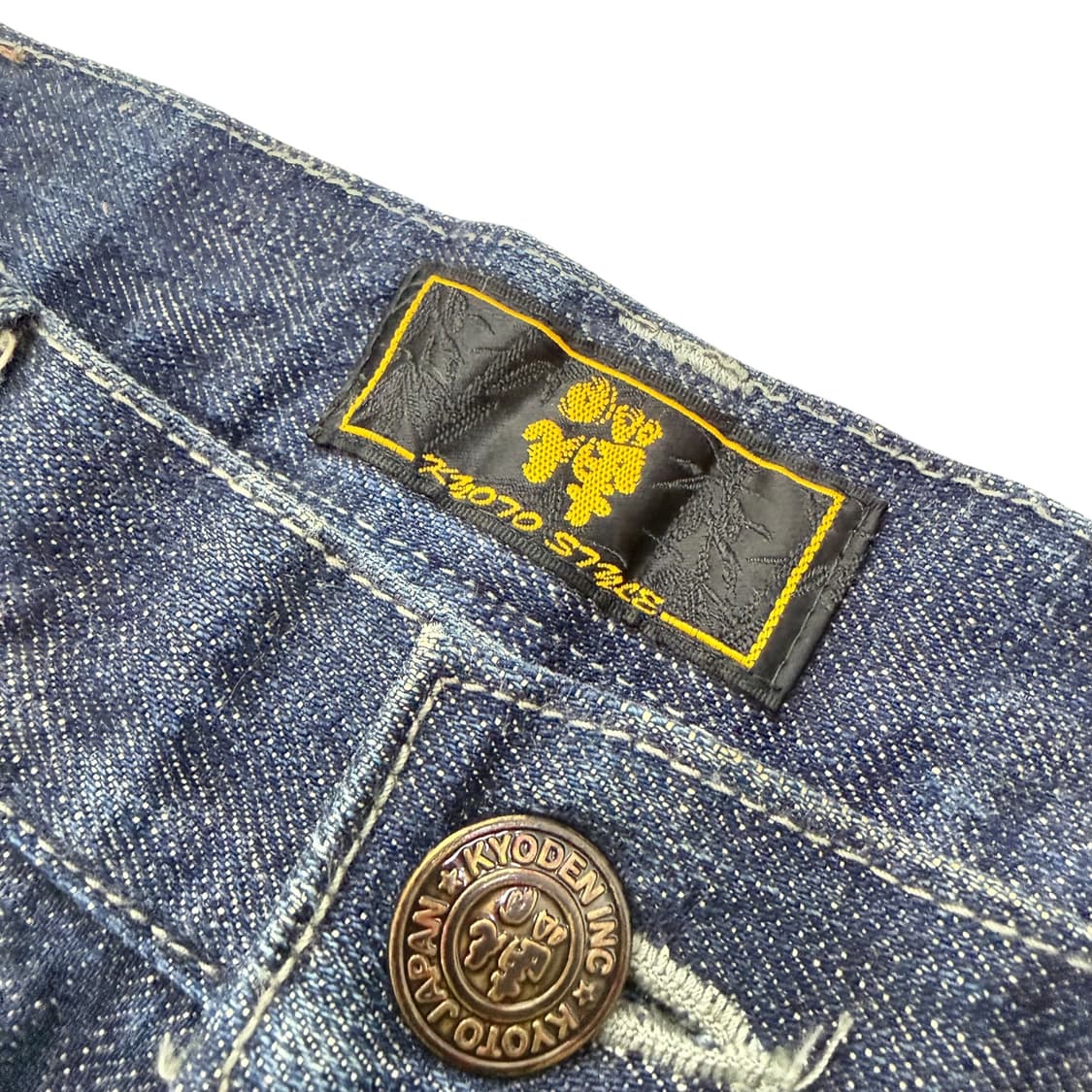 JPN zen 유화 파이톤 스트레이트 데님팬츠  상품이미지8